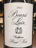 Bear's Lair Pinot Noir wine