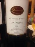 Margaret's Vineyard Zinfandel wine