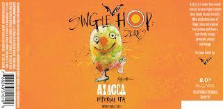 Flying Dog Single Hop Azzaca beer Label Full Size