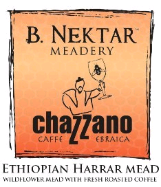 B. Nektar Chazzano Ethiopian Harrar beer Label Full Size