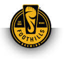 Foothills Hop Of The Month Loral beer Label Full Size