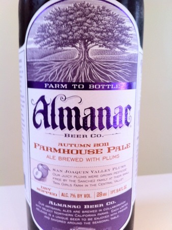 Almanac Autumn 2011 Farmhouse Pale beer Label Full Size