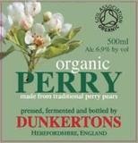 Dunkerton's Perry Organic Cider beer