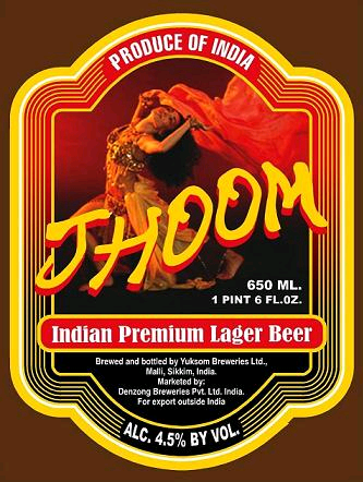 Yuksom Jhoom beer Label Full Size