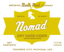 North Peak Nomad beer Label Full Size