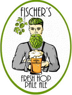 Arbor Fischer's Fresh Hop Pale beer Label Full Size