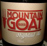 Mountain Goat Hightail Ale beer Label Full Size