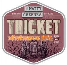 Natty Greene's Thicket Autumn IPA beer Label Full Size