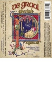 De Graal Speciale beer Label Full Size