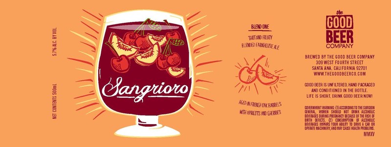 Good Sangrioro Baya beer Label Full Size