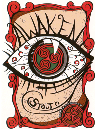 Trinity Awaken beer Label Full Size