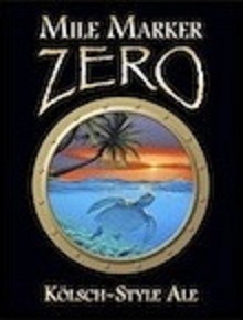 Mile Marker Zero Kolsch-style Ale beer Label Full Size