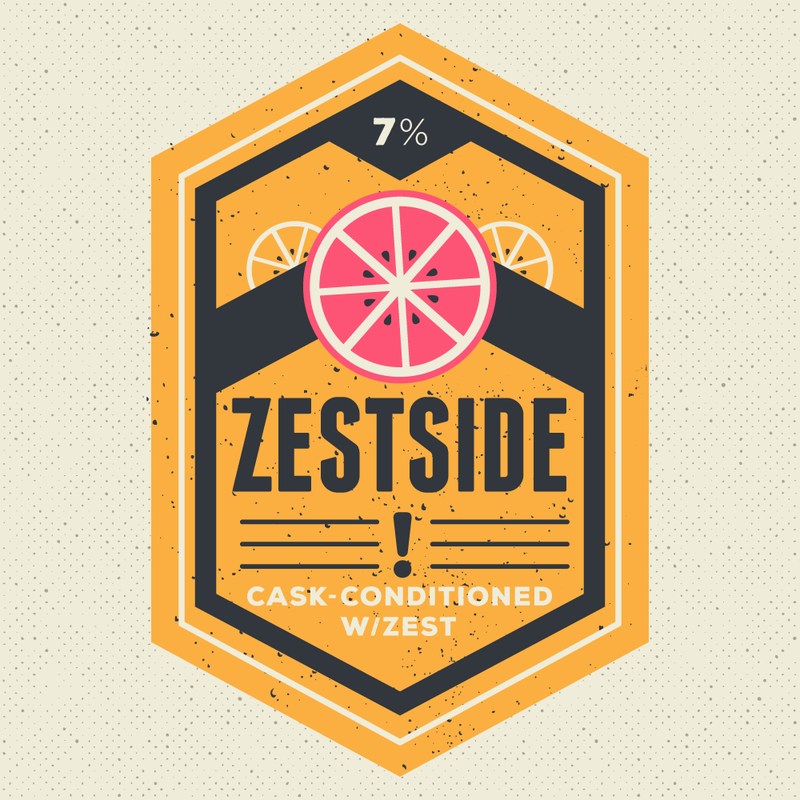 Long Live Zestside beer Label Full Size