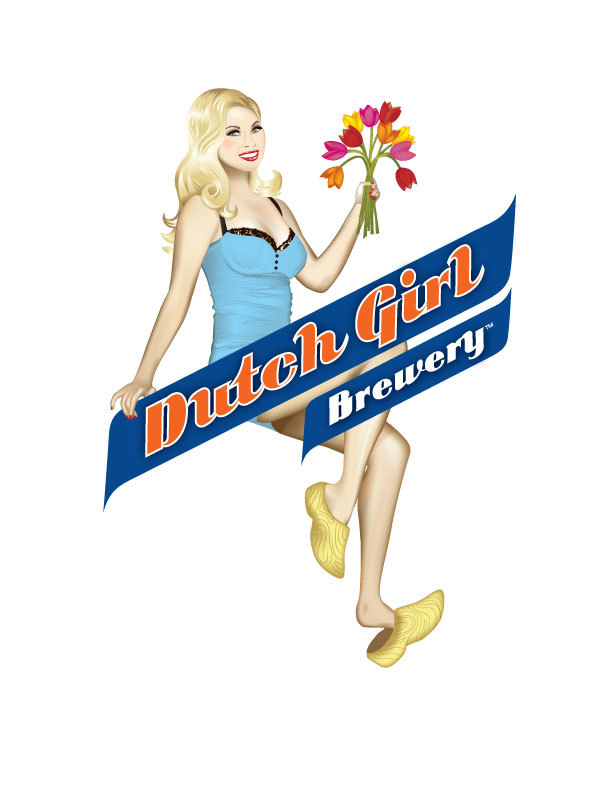 Dutch Girl Pit Boss beer Label Full Size