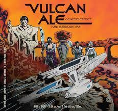 Shmaltz Star Trek Vulcan Ale beer Label Full Size
