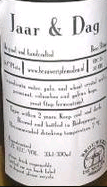 Brouwerij de Molen Jaar & Dag beer Label Full Size