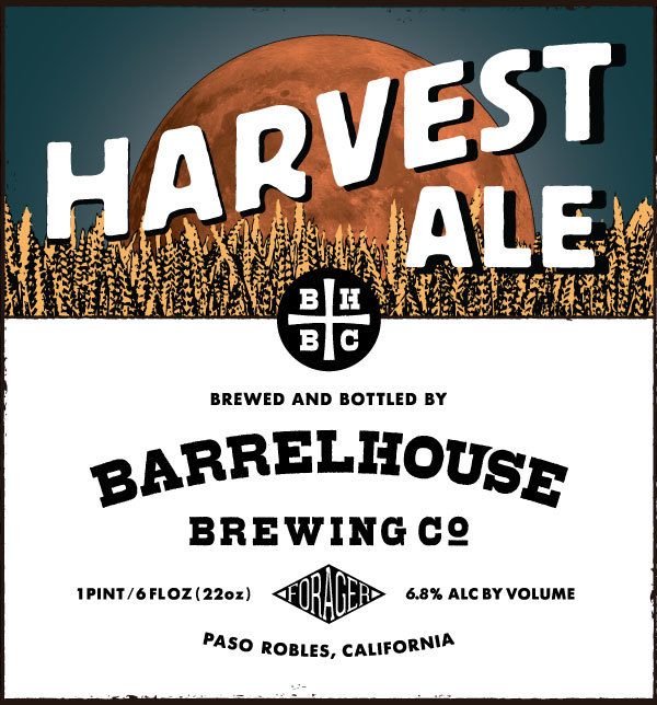 BarrelHouse Harvest Ale beer Label Full Size
