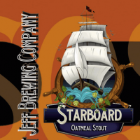 Port Jeff Starboard Oatmeal Stout beer Label Full Size