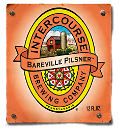 Intercourse Bareville beer Label Full Size
