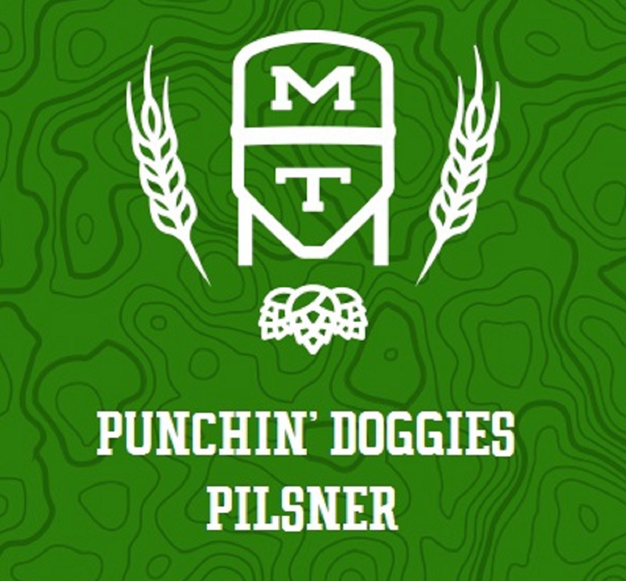 Morgan Territory Punchin' Doggies beer Label Full Size
