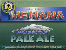 Mehana Mauna Kea beer Label Full Size