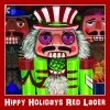 Three Heads Hippy Holiday beer Label Full Size