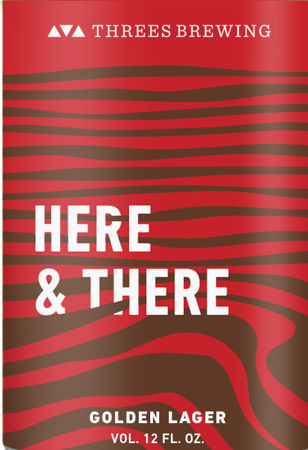 Threes Here & There beer Label Full Size