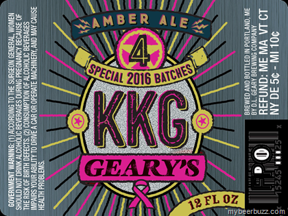 Geary's Kkg Batch Two Zeus Amber Ale beer Label Full Size