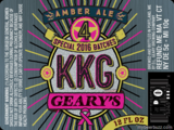 Geary's Kkg Batch Two Zeus Amber Ale beer