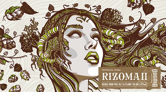 Dogma Rizoma beer Label Full Size