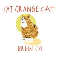 Fat Orange Cat Guest Brew: The Mellow Bloke beer Label Full Size