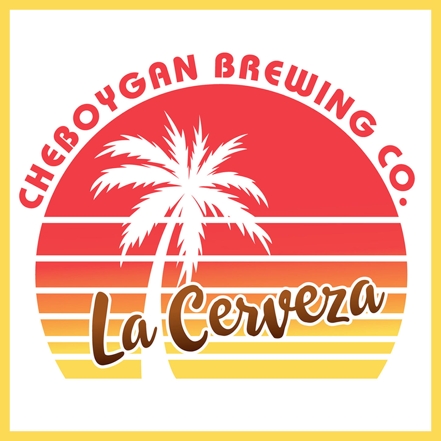 Cheboygan La Cerveza beer Label Full Size