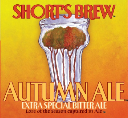 Short's Autumn Ale beer Label Full Size