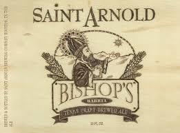 Saint Arnold St Arnold Bishop Barrel 11 beer Label Full Size