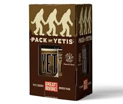 Great Divide Pack Of Yetis beer Label Full Size