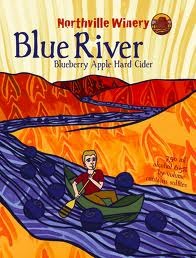 Northville Michigan Blueberry Cider beer Label Full Size