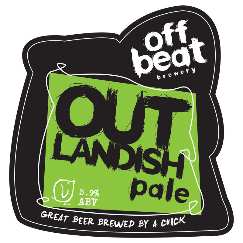 Offbeat Outlandish Pale beer Label Full Size