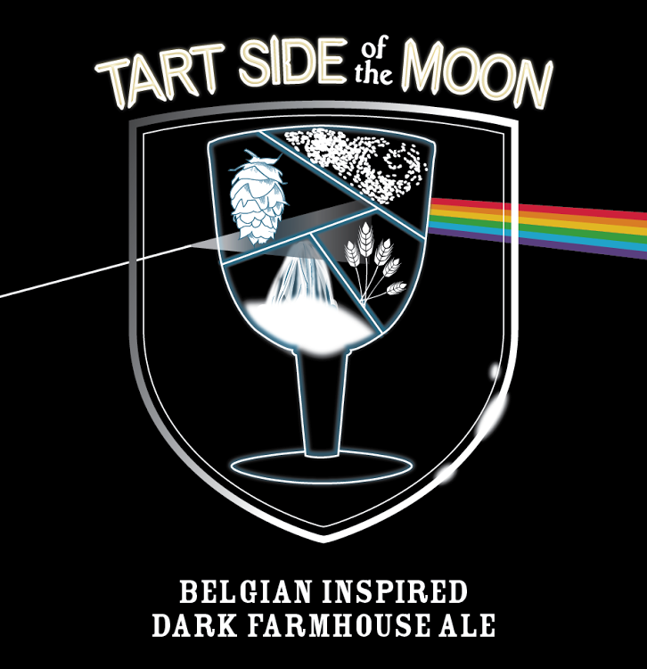 Vivant Trade Side ot the Moon beer Label Full Size
