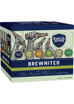 Sam Adams Brewnited Mix Pack beer Label Full Size
