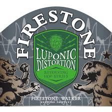 Firestone Walker Firestone Luponic Distortion Release 004 IPA beer Label Full Size