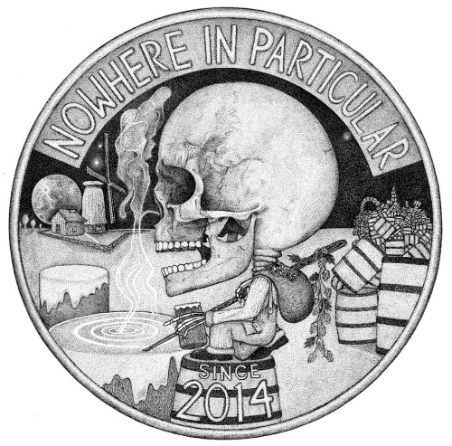 Nowhere In Particular Brown Out beer Label Full Size