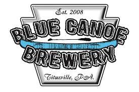 Blue Canoe Bourbon Barrel Aged Holiday Express beer Label Full Size