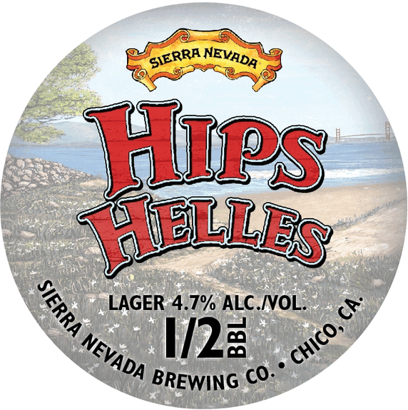 Sierra Nevada Hips Helles beer Label Full Size