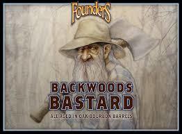 Founders Backwoods Bastard Barrel-aged Scotch Ale '16 beer Label Full Size