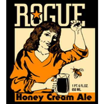 Rogue Honey Cream Ale beer Label Full Size