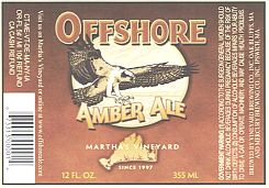 Offshore Amber Ale beer Label Full Size