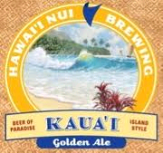 Hawaii Nui Kaua'i Golden Ale beer Label Full Size