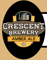 Crescent Amber Ale beer Label Full Size