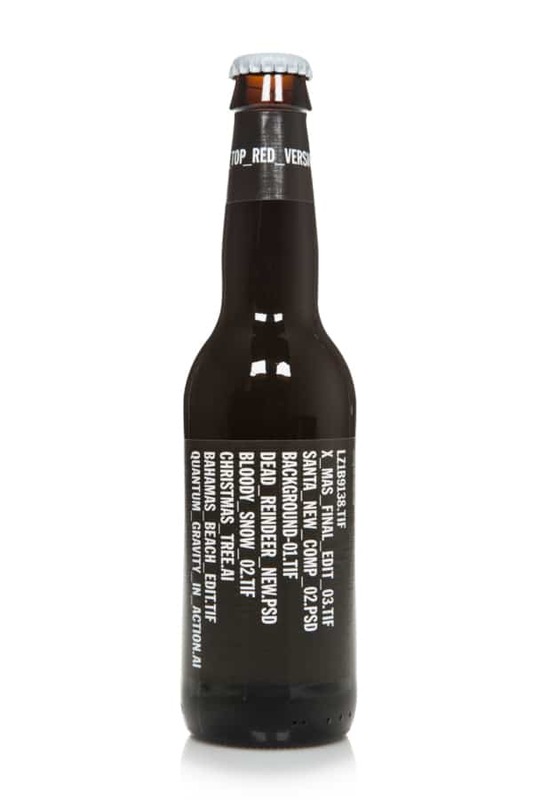 To Øl Black Bauble beer Label Full Size