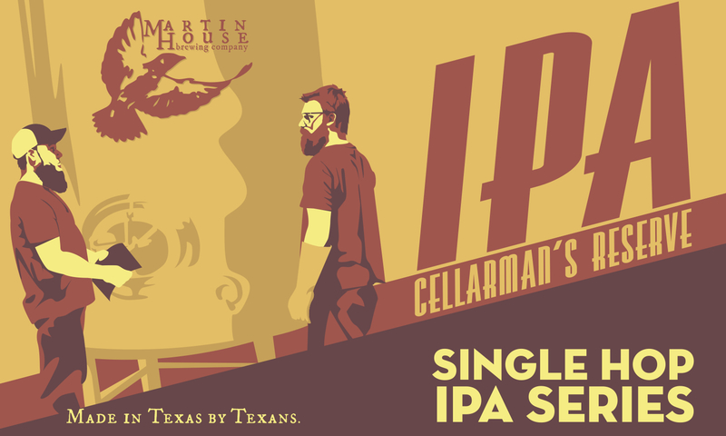 Martin house cellerman's reserve ipa mandarina beer Label Full Size